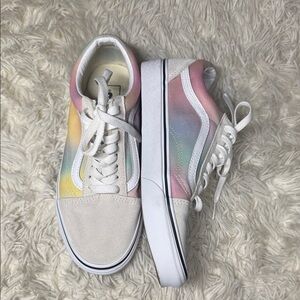Men's Old School Pastel Rainbow Sneakers
